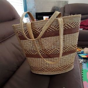 Woven bag from Bahamas